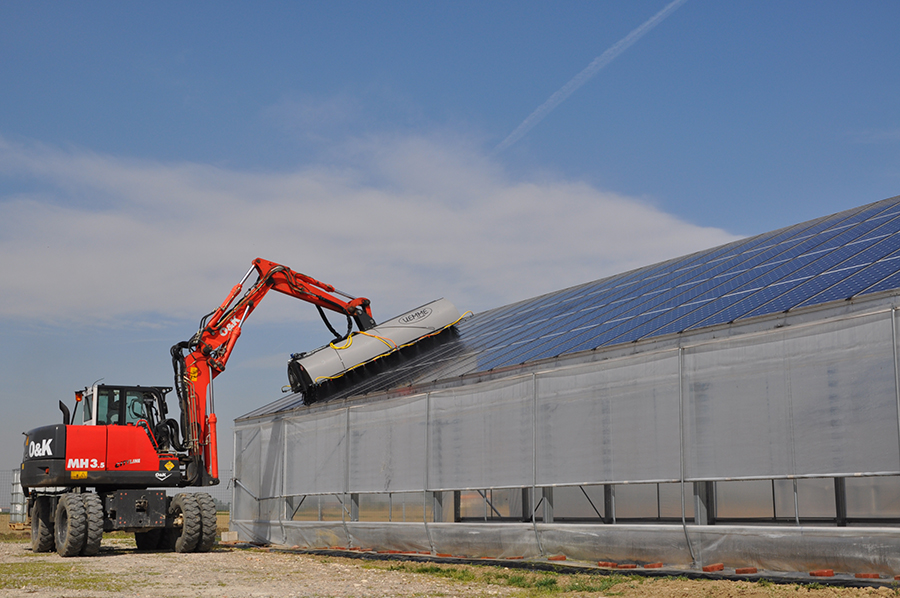 spazzola per fotovoltaico