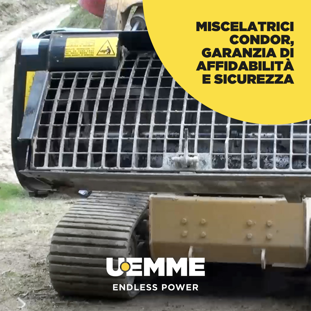 U.EMME PRESENTA LE BENNE MISCELATRICI CONDOR