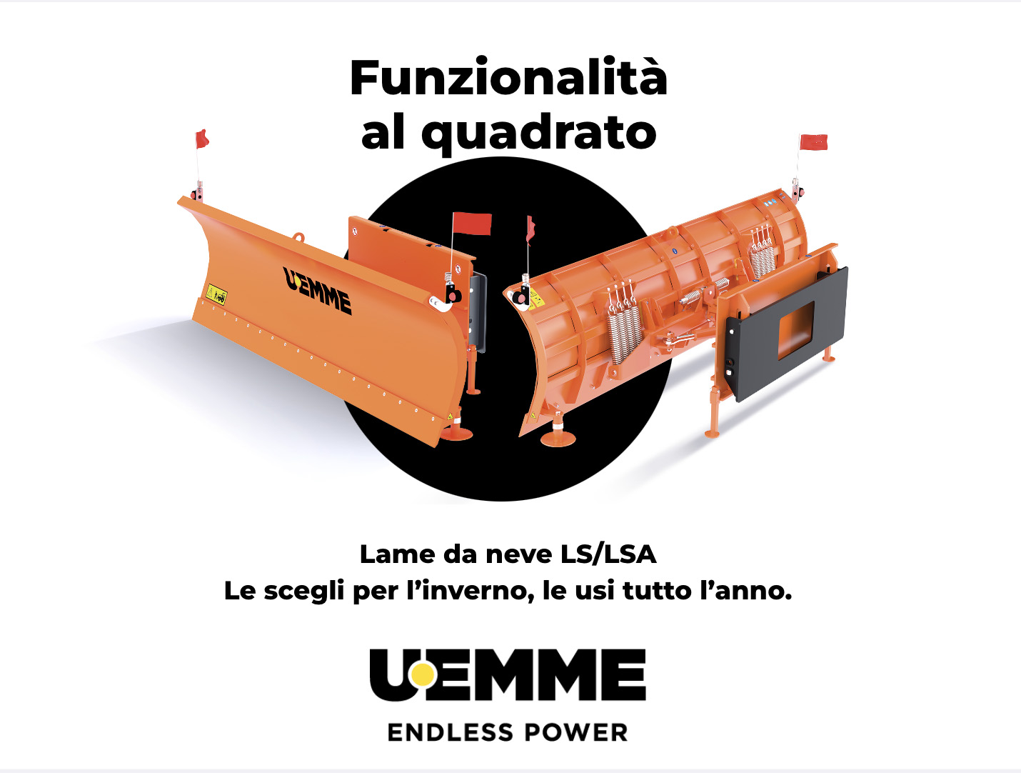 LE LAME DA NEVE LS ED LSA DI U.EMME: IDEALI PER RIMUOVERE LA NEVE MA NON SOLO!