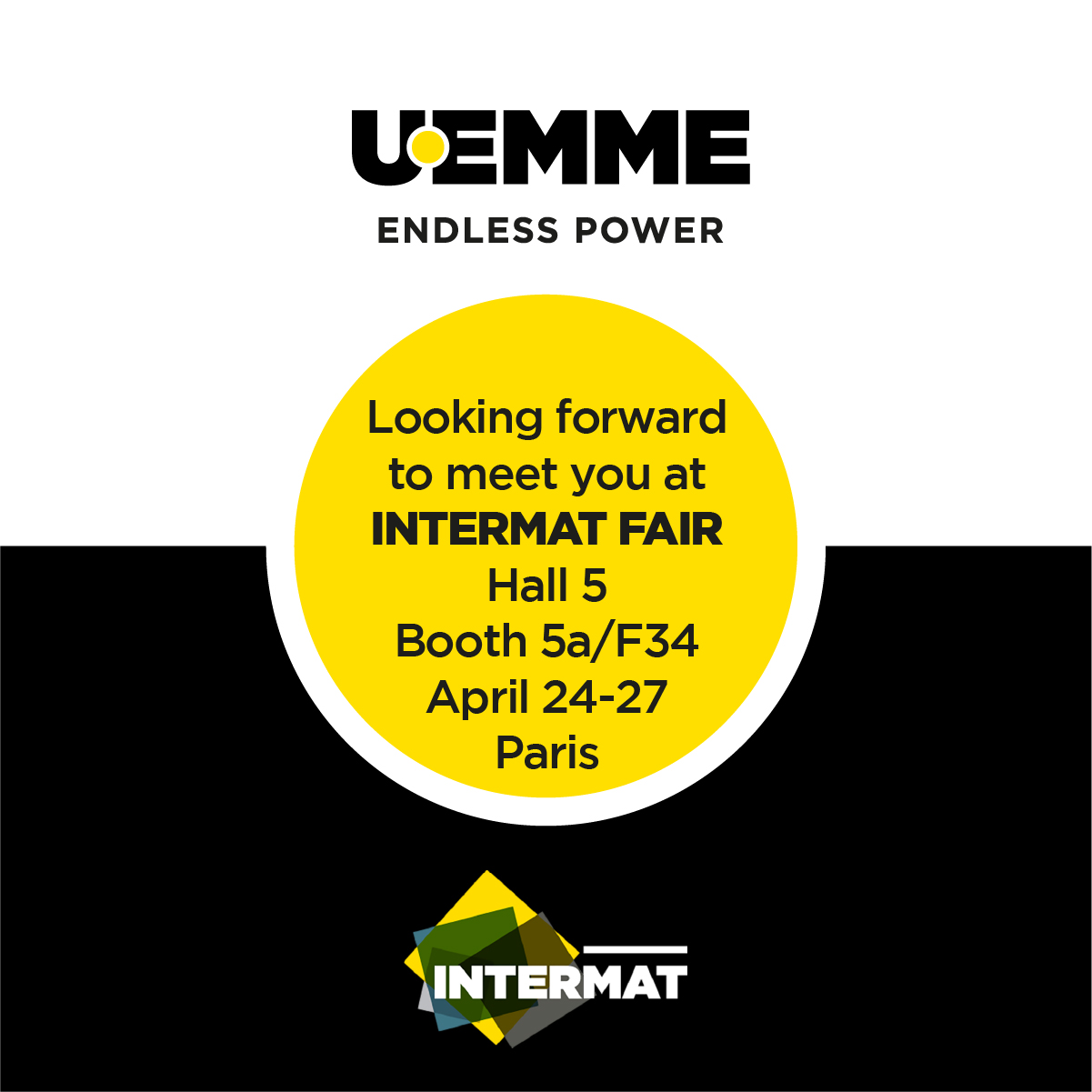 U.EMME EXHIBITS AT THE INTERMAT PARIS EXHIBITION 